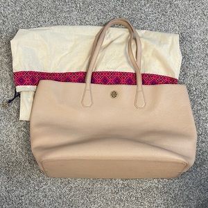 Tory Burch Pink Leather Tote